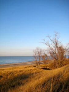 Indiana Dunes at Lake Michigan